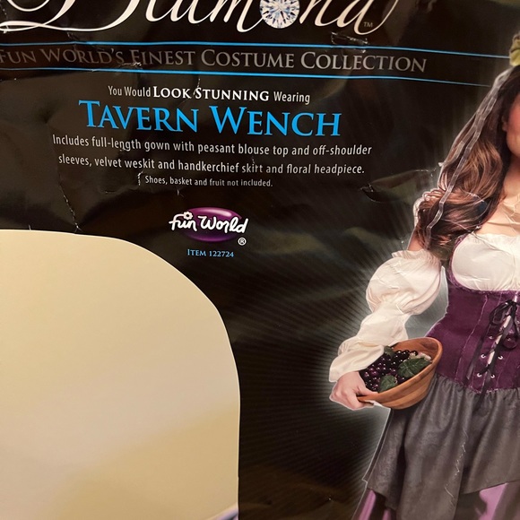 NEW IN BAG Halloween Costume Medieval Maiden Size Small - Picture 5 of 16